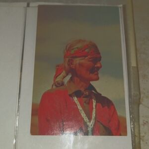 Red Navajo Indian postcard
